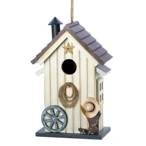 Cowboy Barn Birdhouse