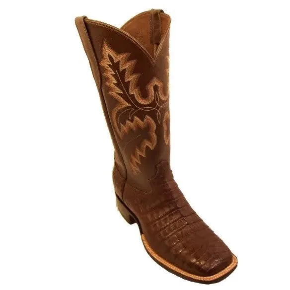 Cowtown Men's Hornback Alligator Square Toe Boots Q8078