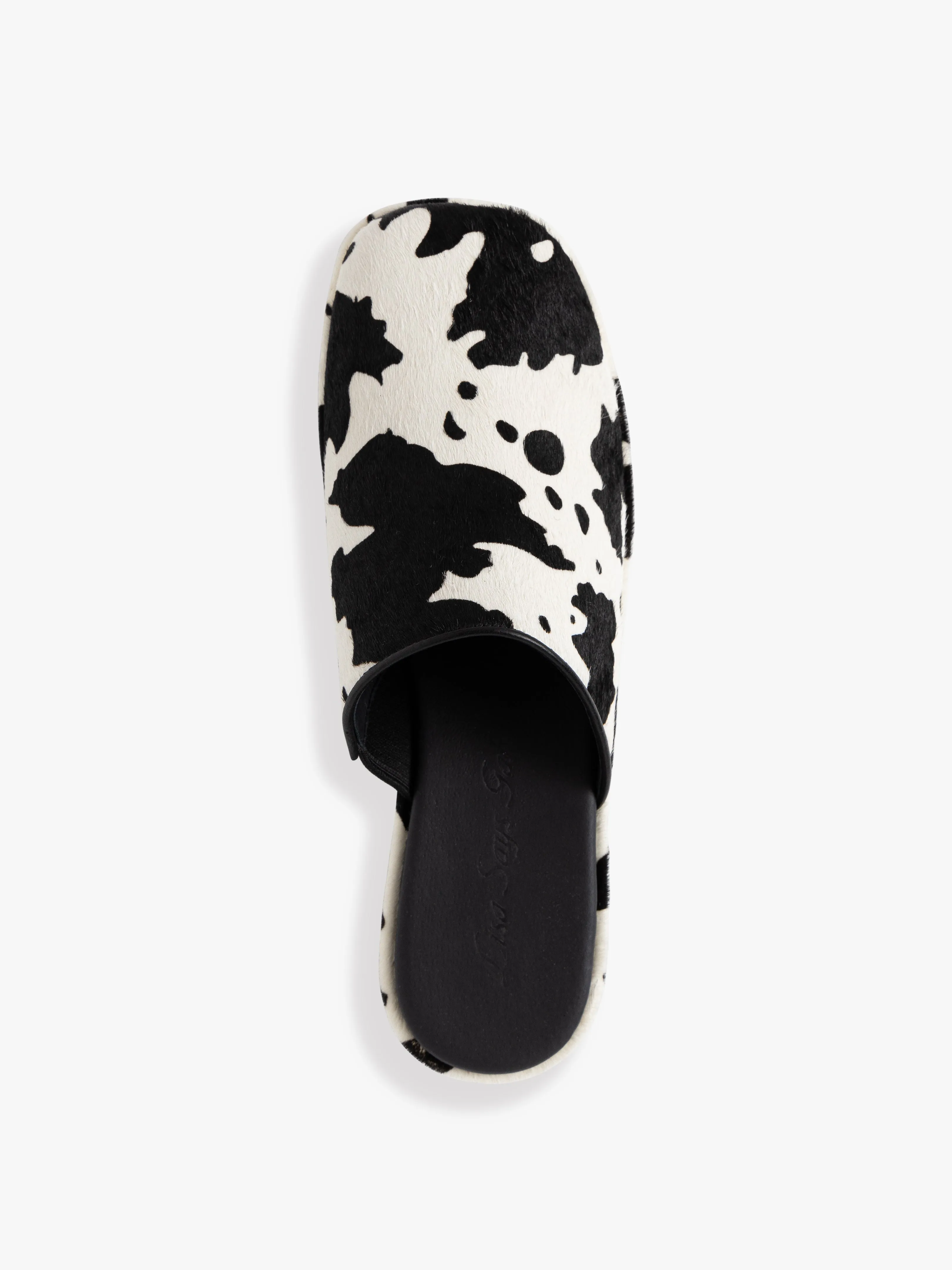 Dakota Clog - Black Cow