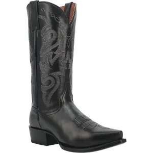 Dan Post Men's Milwaukee Leather Snip Toe Boots - Black