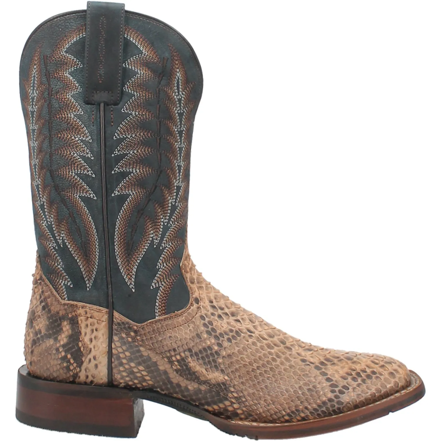 Dan Post Mens Templeton Beige Python Cowboy Boots