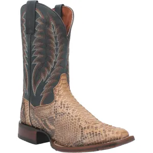 Dan Post Mens Templeton Beige Python Cowboy Boots