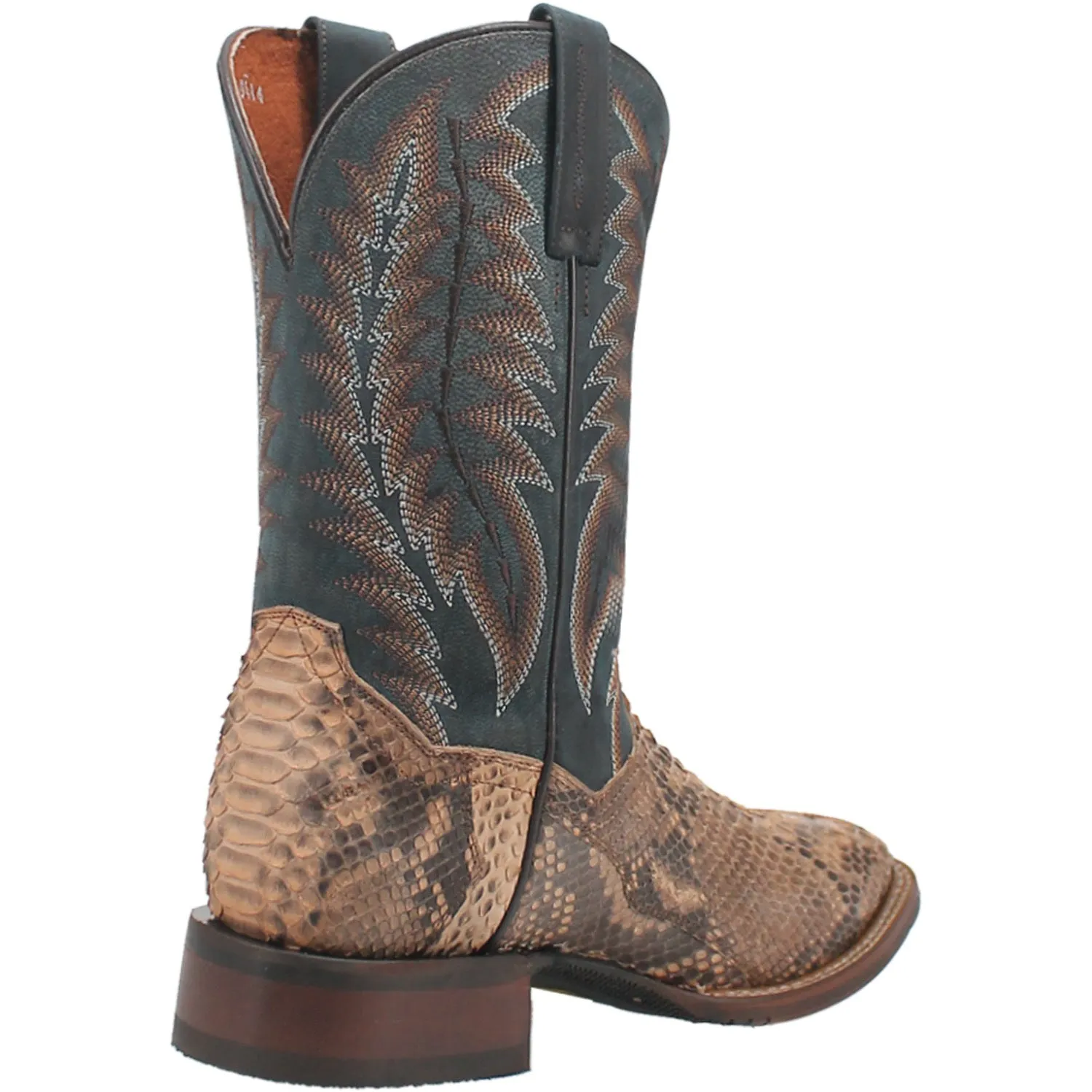 Dan Post Mens Templeton Beige Python Cowboy Boots