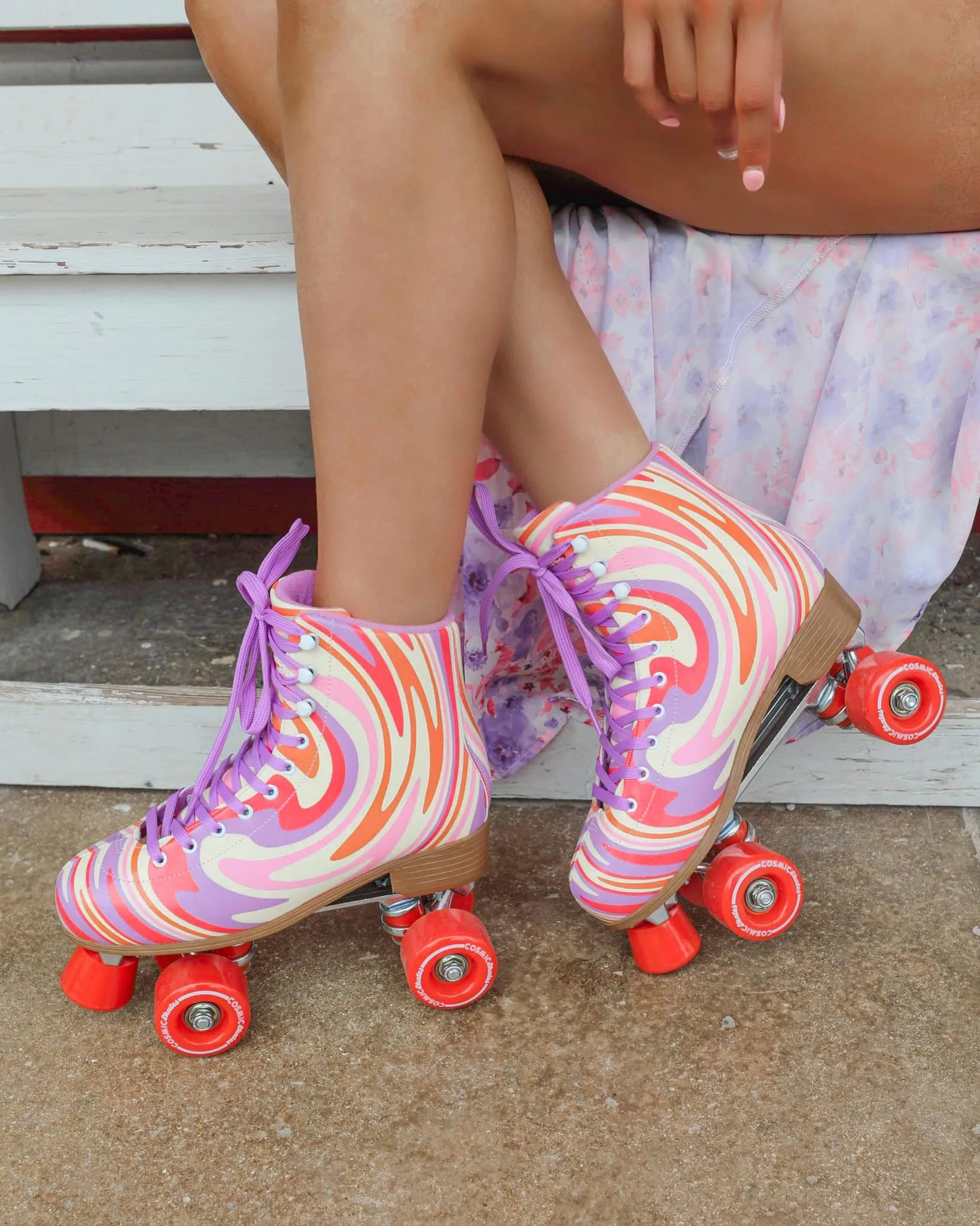 Darlene Swirl Multicolored Skates