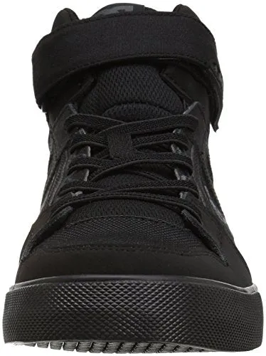 DC boys Pure High-top Ev Skate Shoe, Black/Black/Black, 5.5 Big Kid US