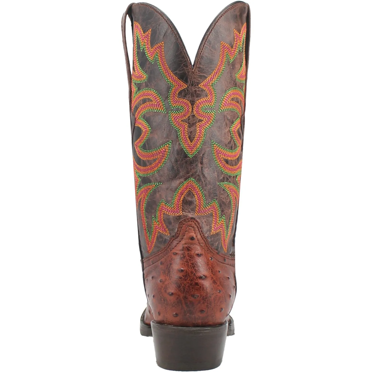 Dingo Mens Outlaw Cognac Leather Cowboy Boots