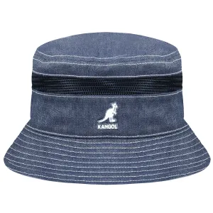 Distressed Cotton Mesh Bucket by Kangol