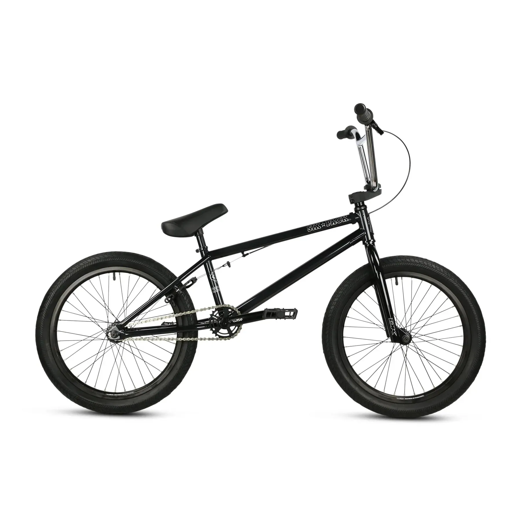 DK Six Pack 20″ Complete BMX Bike - Gunmetal