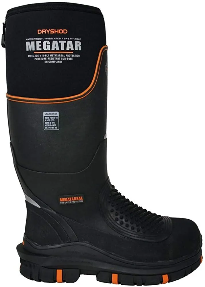 Dryshod Men's Megatar Met Guard Steel Toe Work Boot