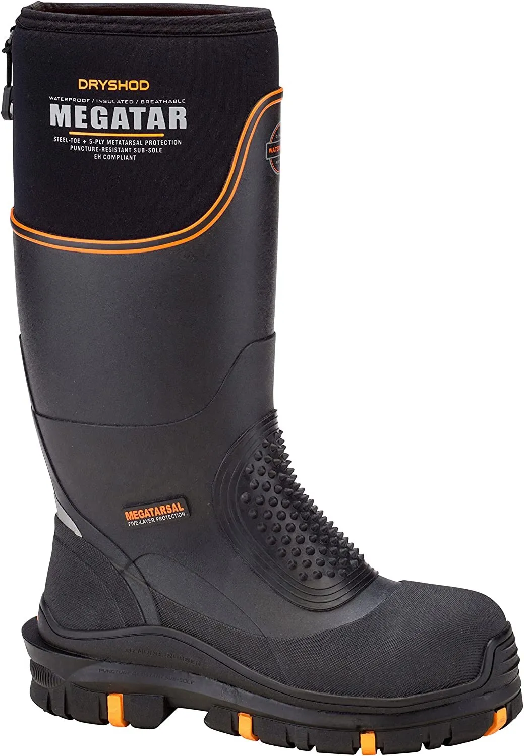 Dryshod Men's Megatar Met Guard Steel Toe Work Boot