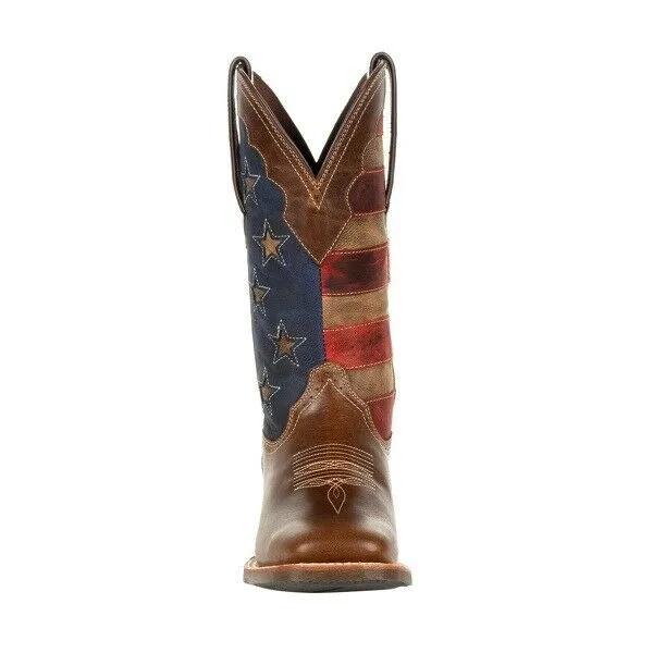 Durango® Ladies Rebel Vintage Flag Western Boots DRD0393