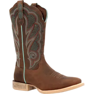 Durango Ladies Western 12" Brown Square Toe Boots DRD0436