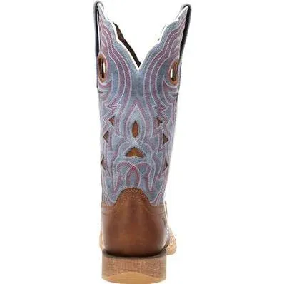 DURANGO® LADY REBEL PRO™ WOMEN'S GOLDEN BROWN & PERIWINKLE WESTERN BOOT | Drd0422 | Ldy Rebel