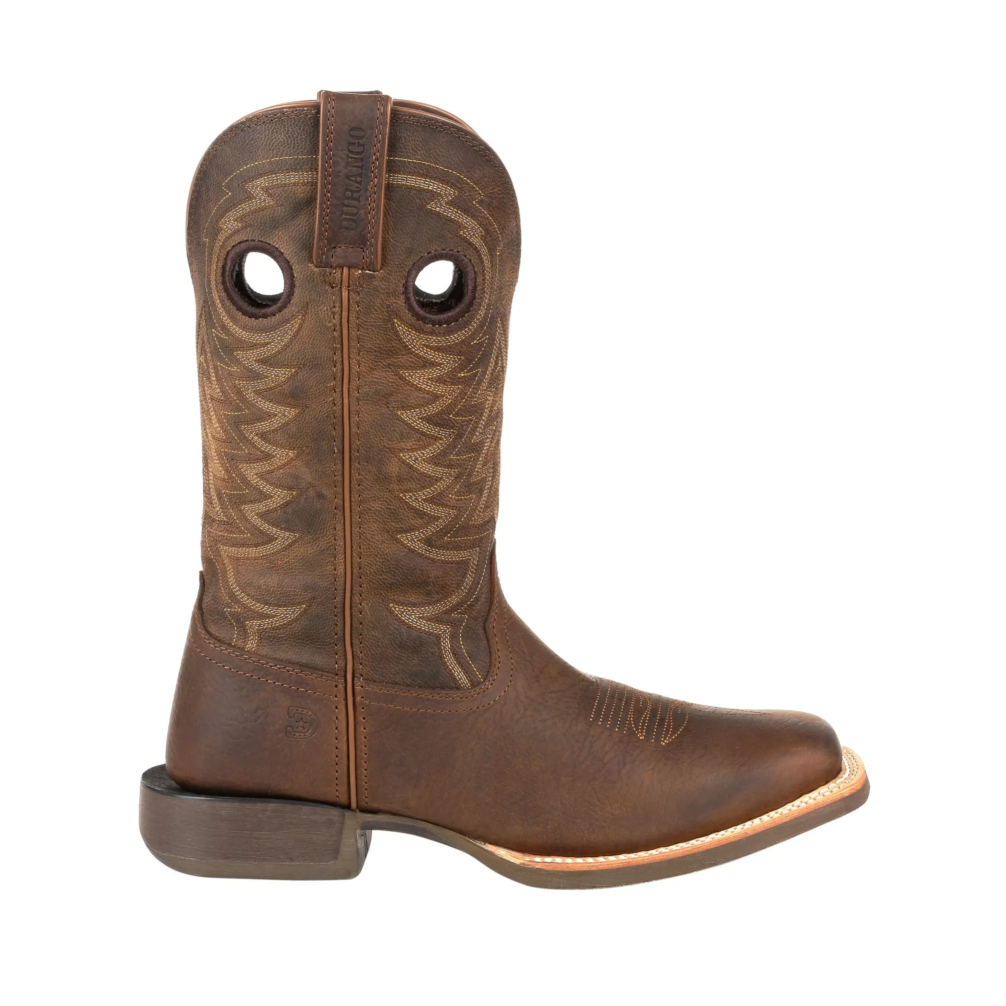 Durango Men's Rebel Pro Brown Leather Square Toe Boot DDB0221