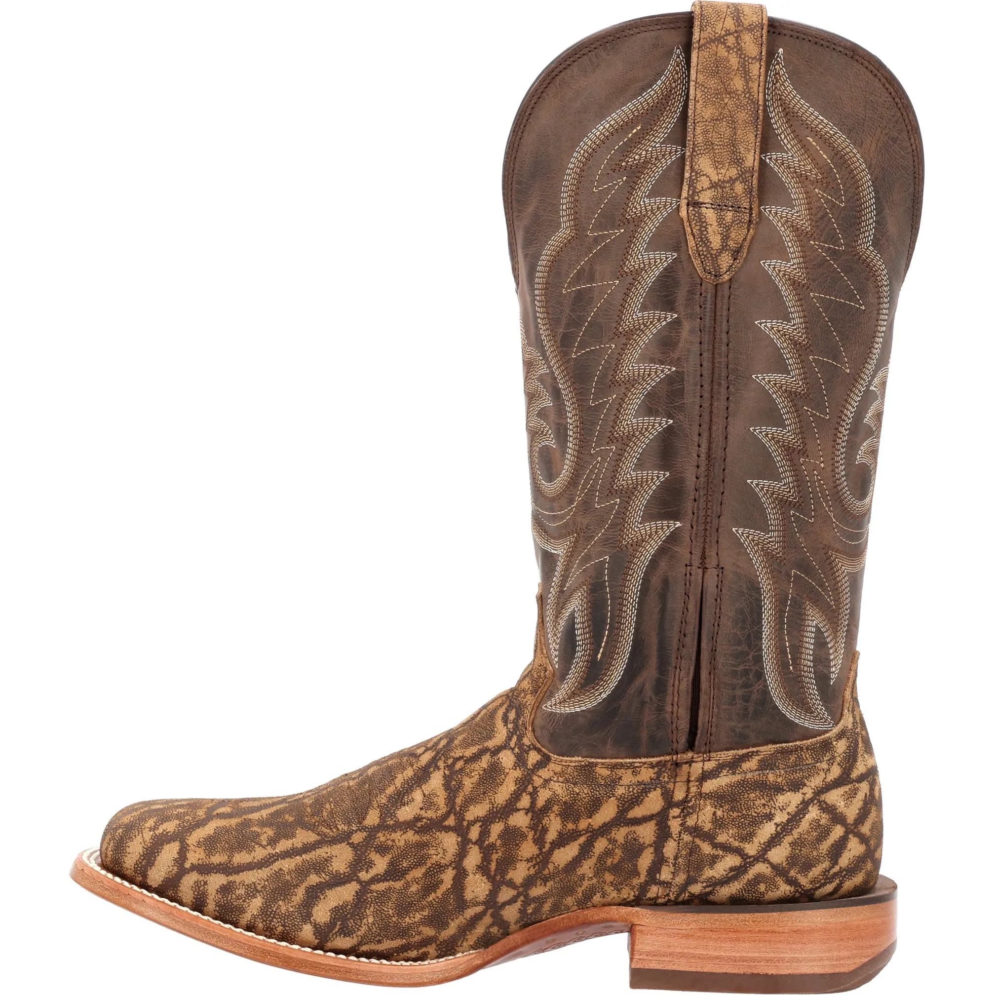 Durango Men's Rustic Tobacco Leather Square Toe Boot DDB0414