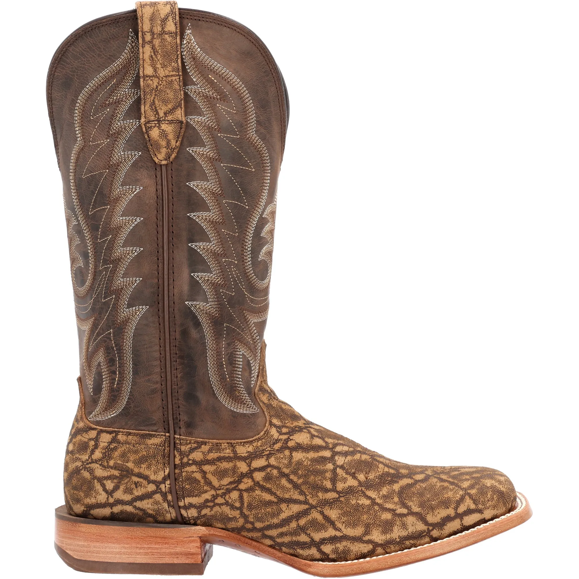 Durango Men's Rustic Tobacco Leather Square Toe Boot DDB0414