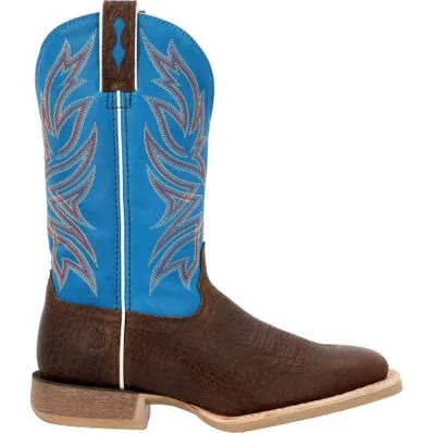 DURANGO® REBEL PRO™ BAY BROWN AND BRILLIANT BLUE WESTERN BOOT | DDB0421