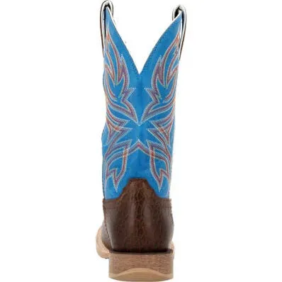 DURANGO® REBEL PRO™ BAY BROWN AND BRILLIANT BLUE WESTERN BOOT | DDB0421