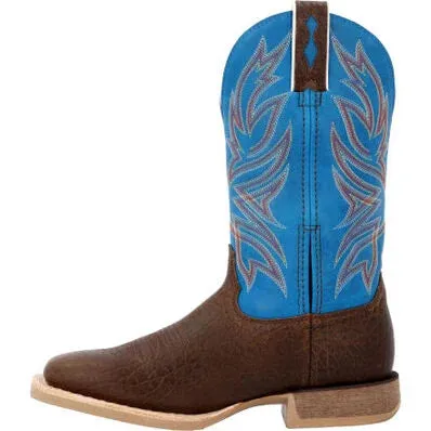 DURANGO® REBEL PRO™ BAY BROWN AND BRILLIANT BLUE WESTERN BOOT | DDB0421