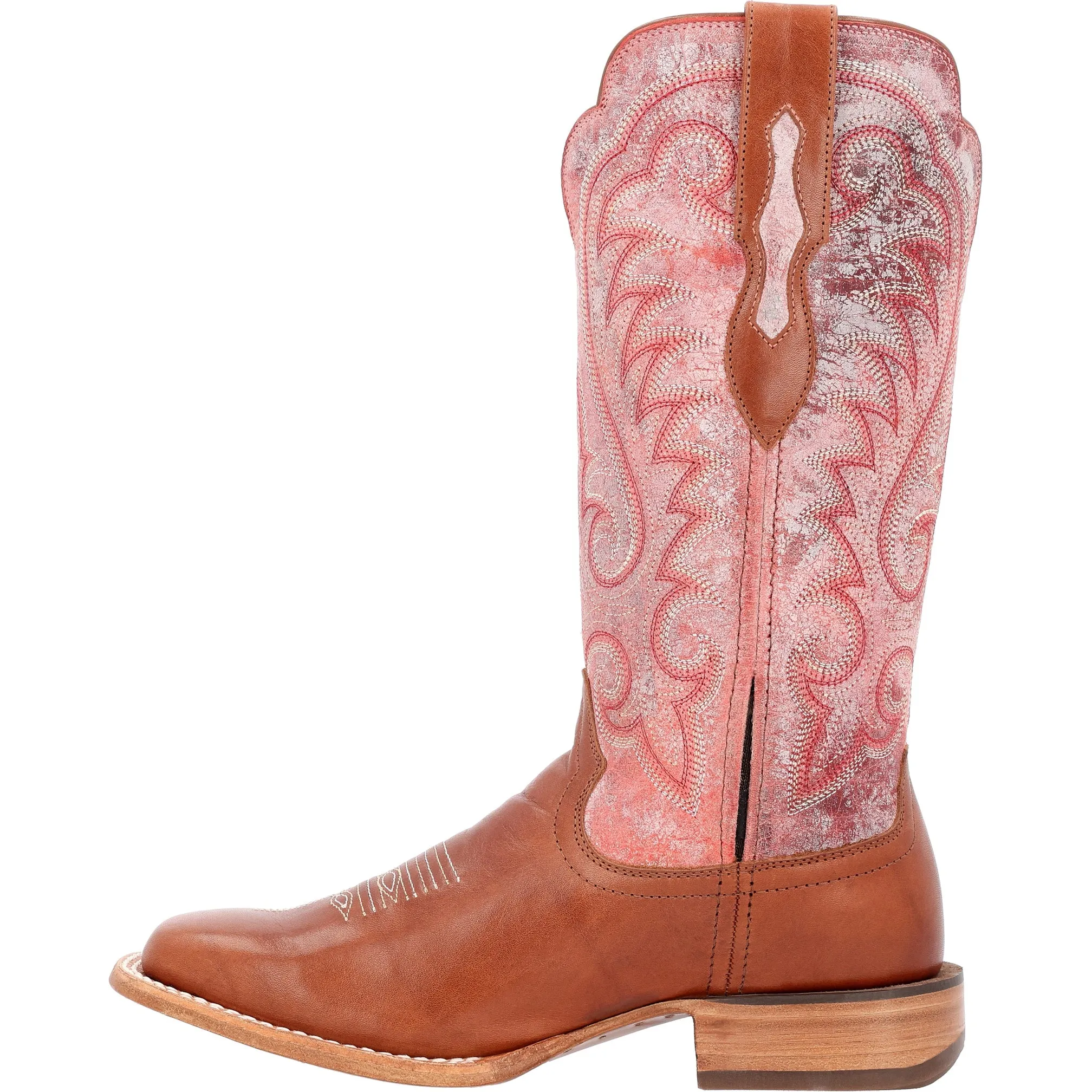 Durango Women's Tawny English Rose Leather Square Toe Boot DRD0454