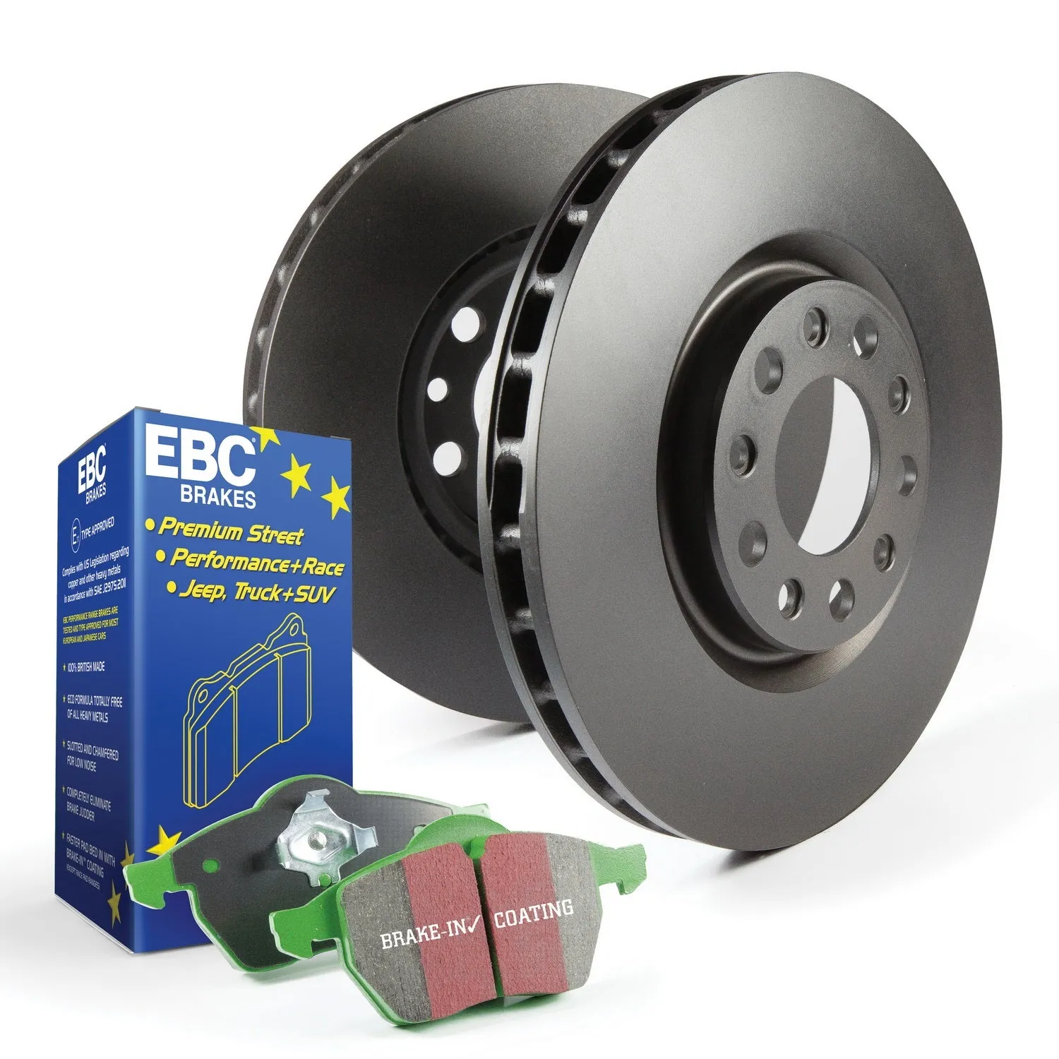 EBC Brakes S11KR1499 S11 Kits Greenstuff 2000 and RK Rotors;