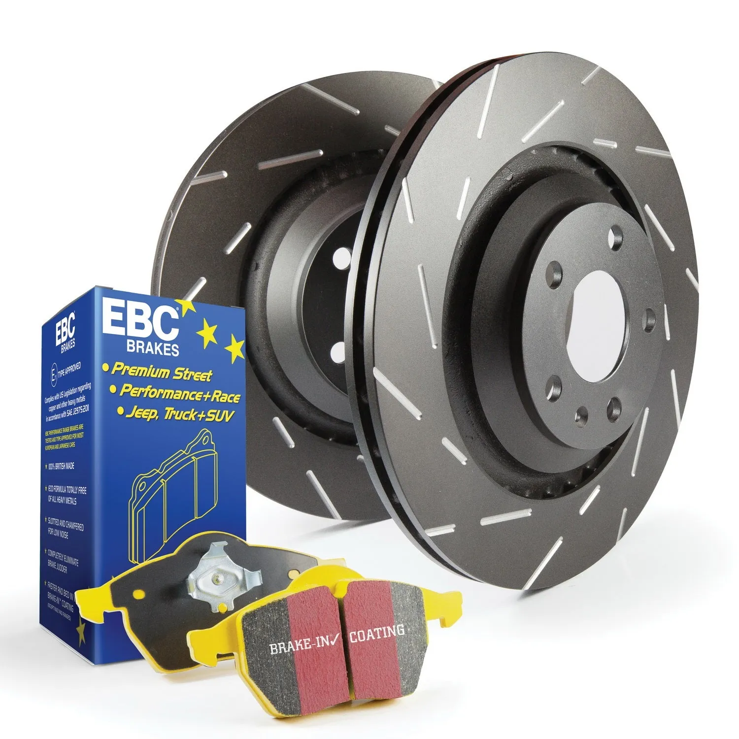 EBC Brakes S9KR1081 S9 Kits Yellowstuff and USR Rotors