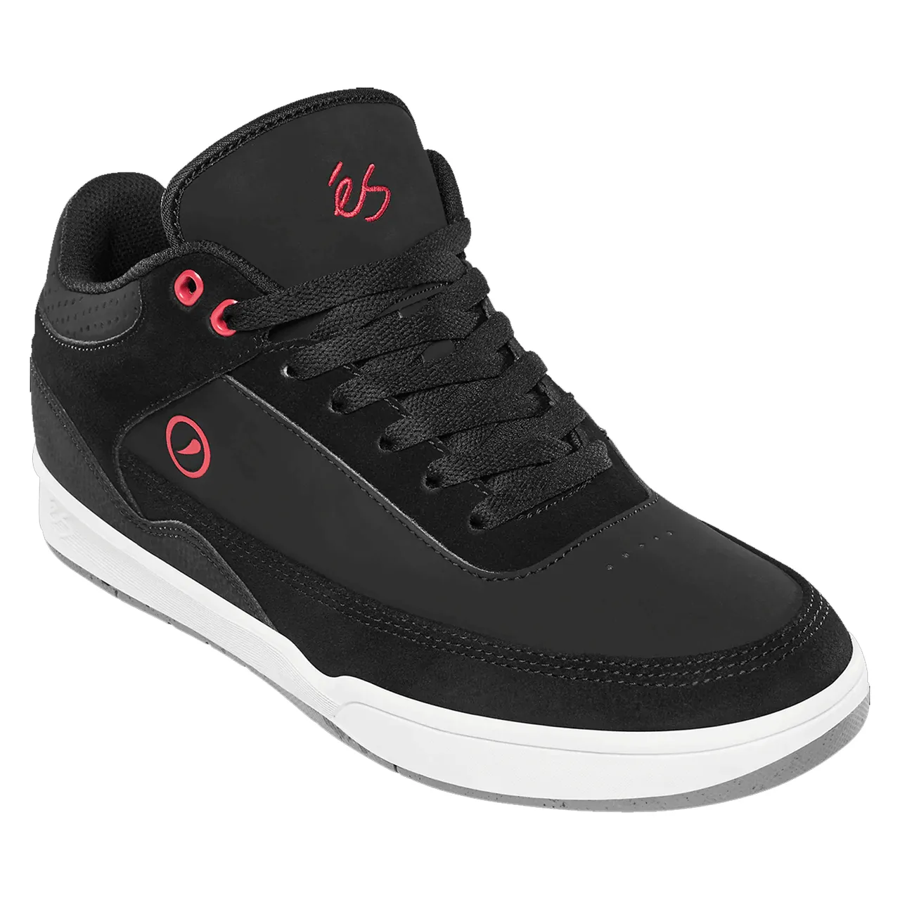 Es - Stylus Mid Black Skateboard Shoes - Size 9-10.5 Only - Sale