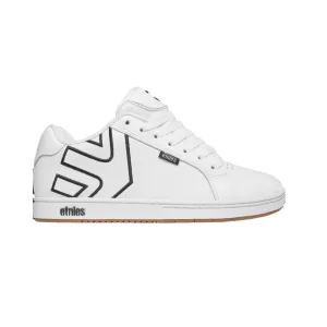 ETNIES 4101000203 115 FADER MN'S (Medium) White/Black/Gum Leather & Synthetic Skate Shoes