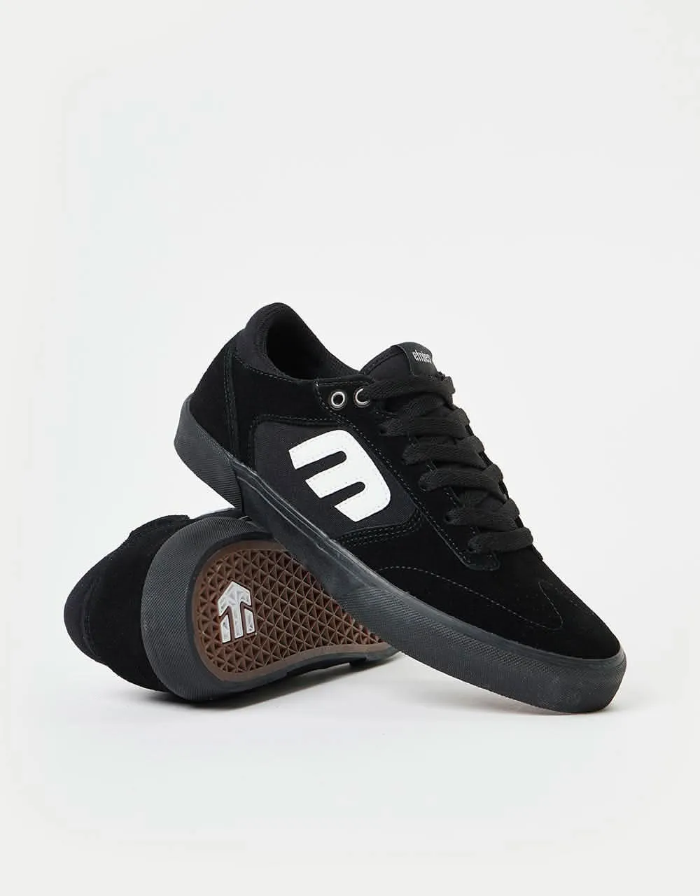 Etnies Windrow Vulc Skate Shoes - Black/Black/White