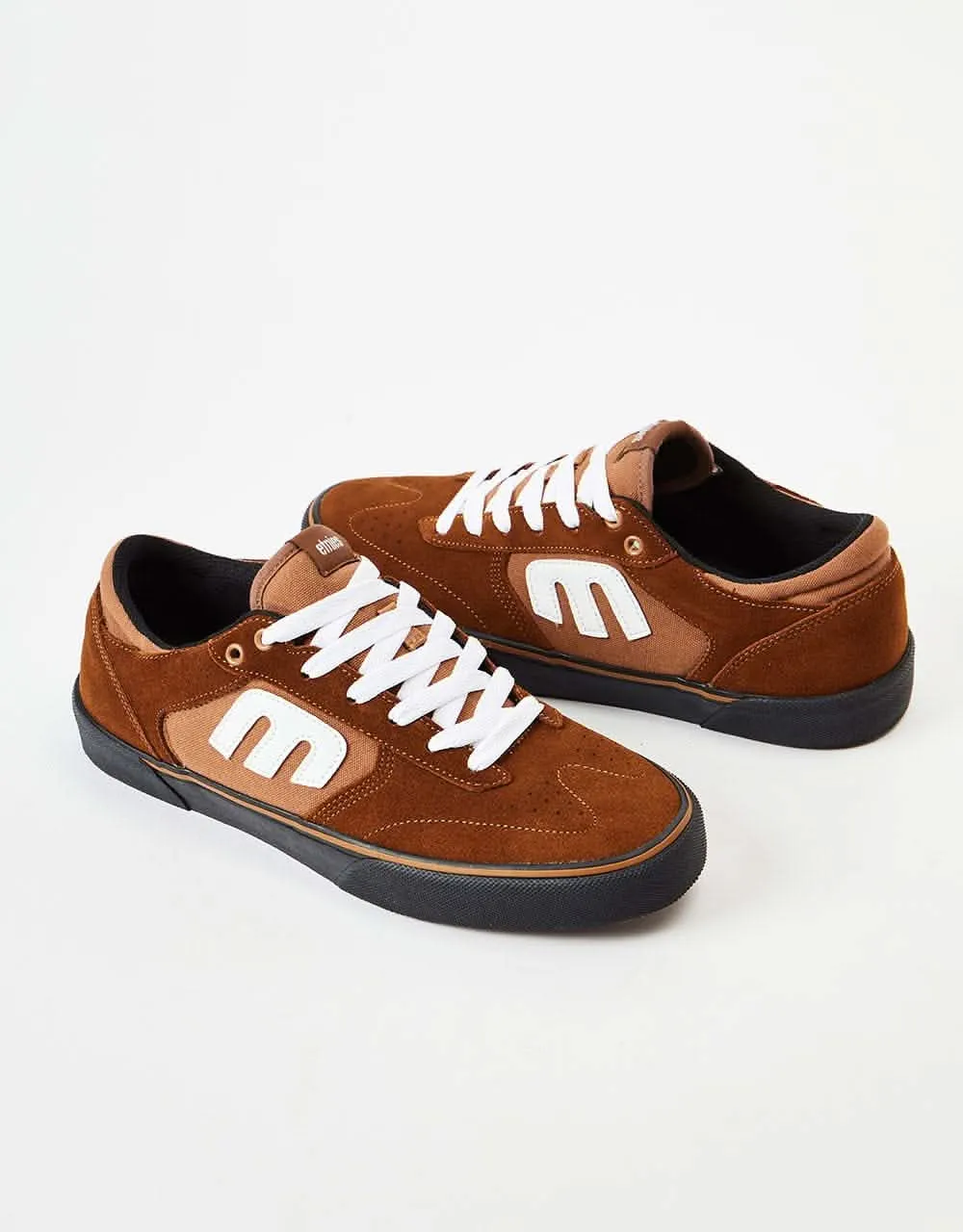 Etnies Windrow Vulc Skate Shoes - Brown/Black/White