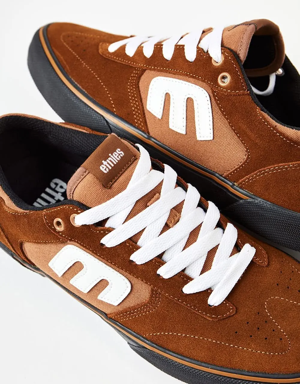 Etnies Windrow Vulc Skate Shoes - Brown/Black/White