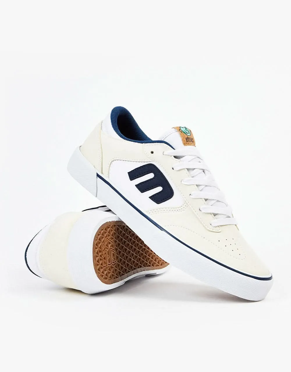 Etnies x Earth Day Windrow Vulc Skate Shoes - White/Blue