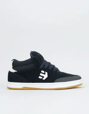 Etnies x Michelin Marana Mid Skate Shoes - Navy/White/Gum