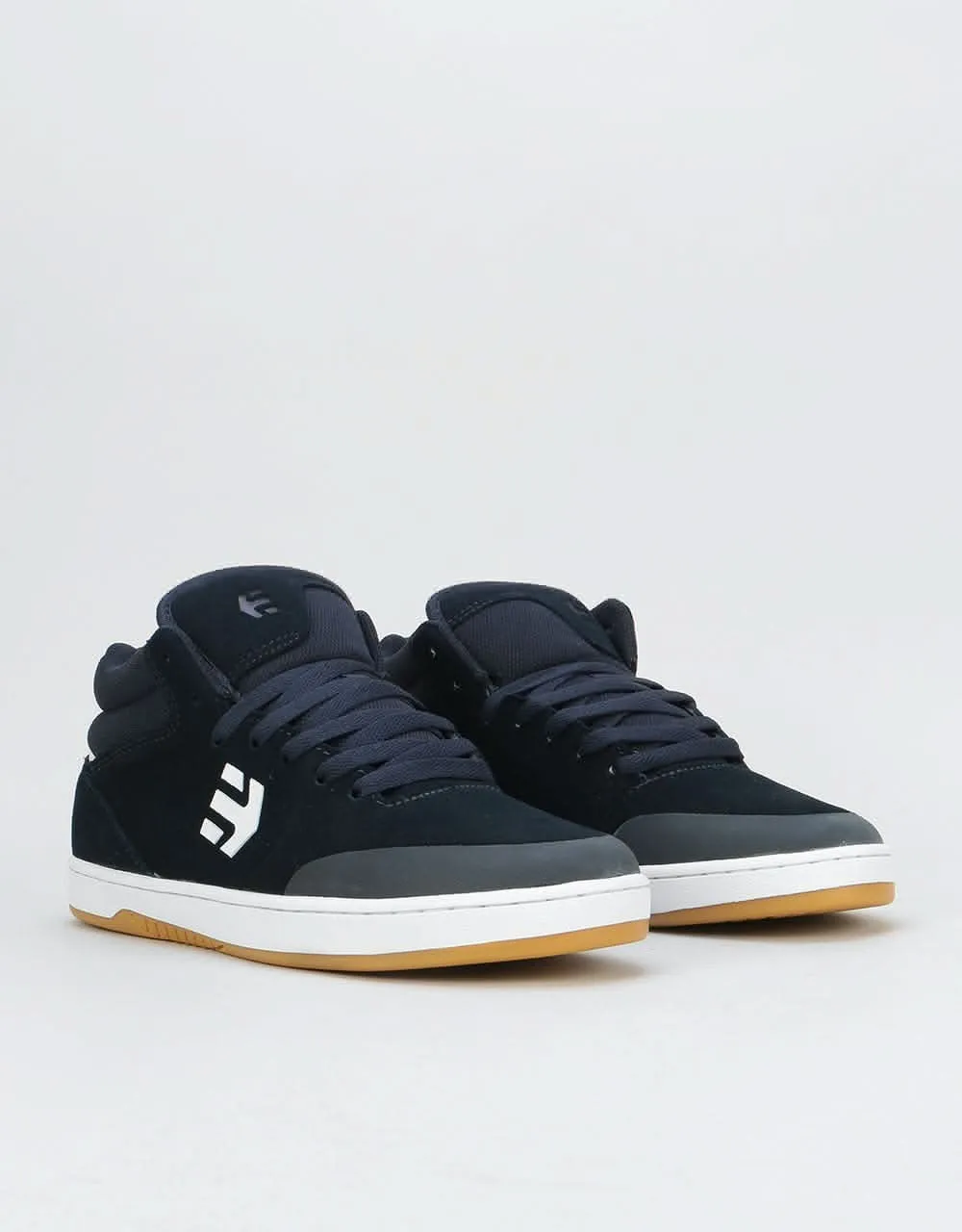 Etnies x Michelin Marana Mid Skate Shoes - Navy/White/Gum