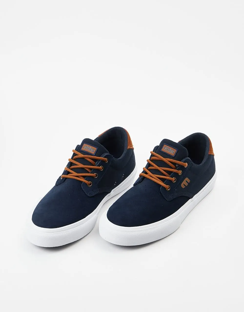 Etnies x Michelin Singleton Vulc XLT Skate Shoes - Navy/Brown/White