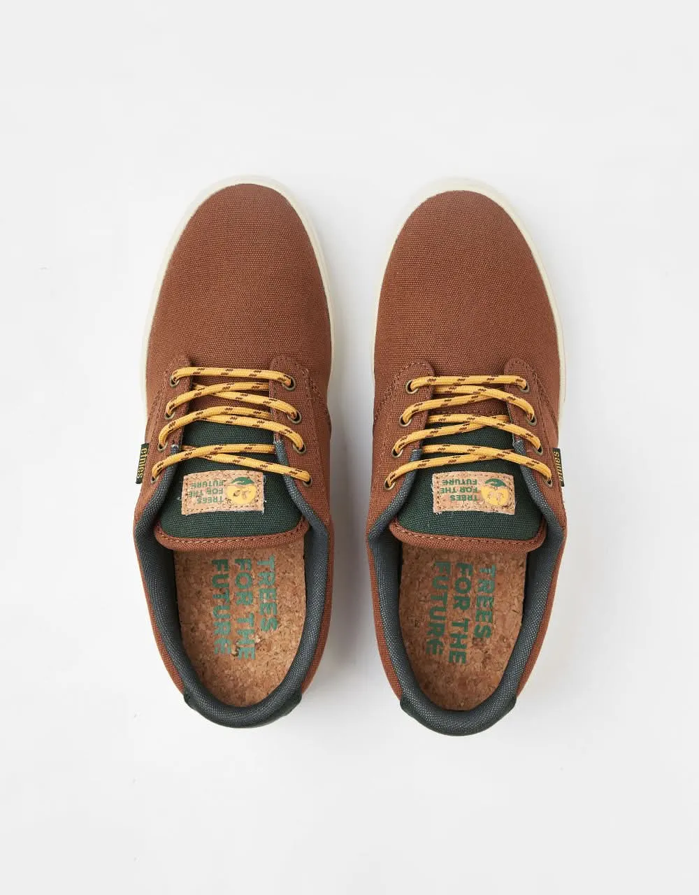 Etnies x TFTF Jameson 2 Eco Skate Shoes - Brown/Green