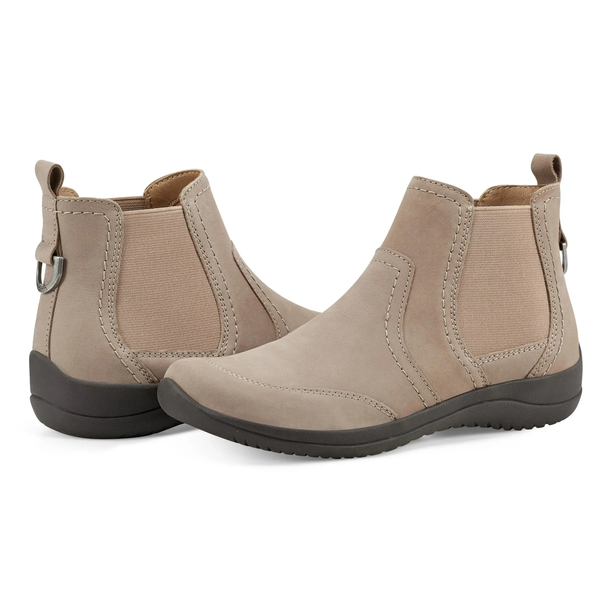 Faine  Round Toe Casual Slip-on Flat Booties