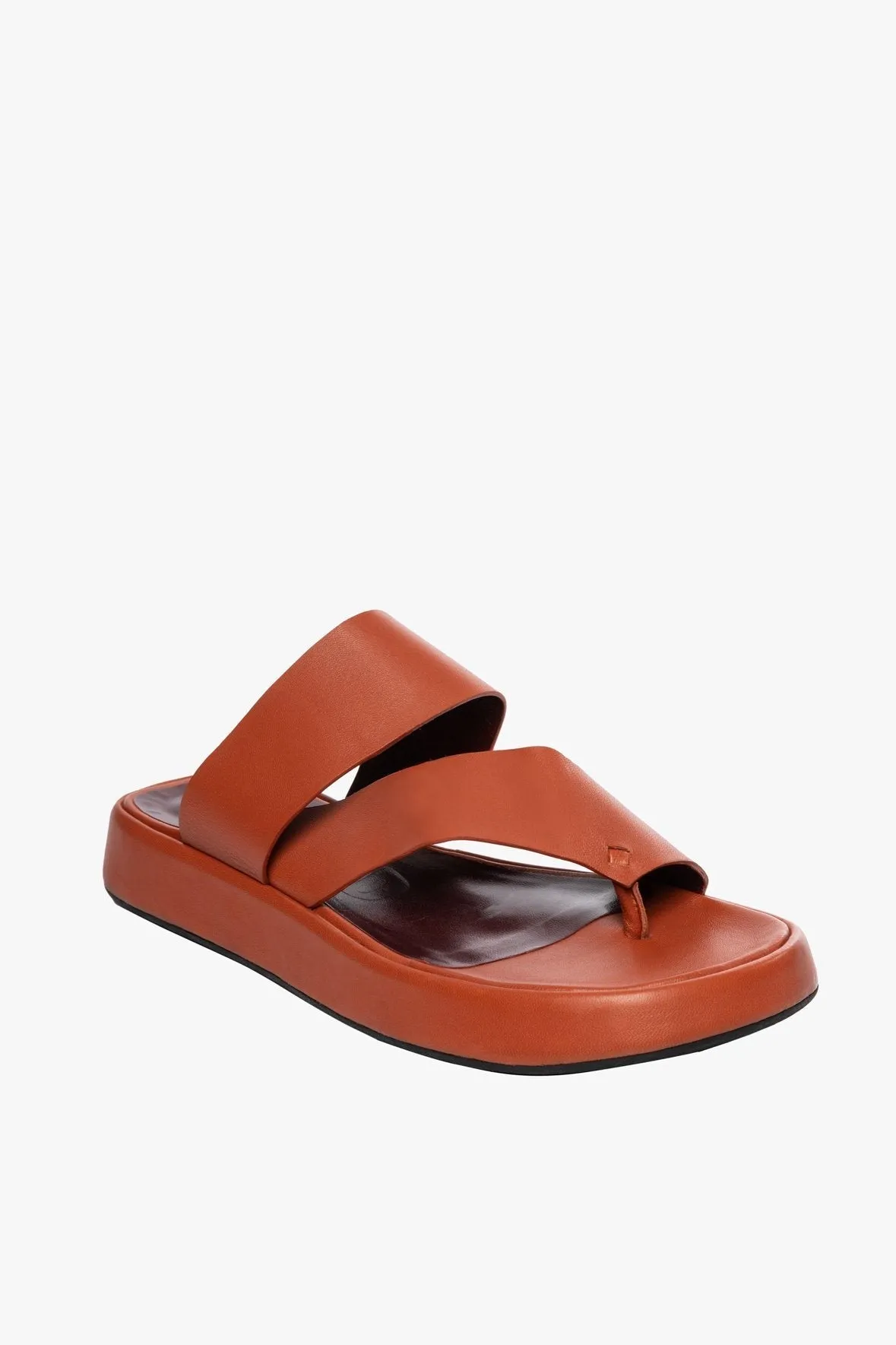 FLY FLATFORM SANDAL | RUST