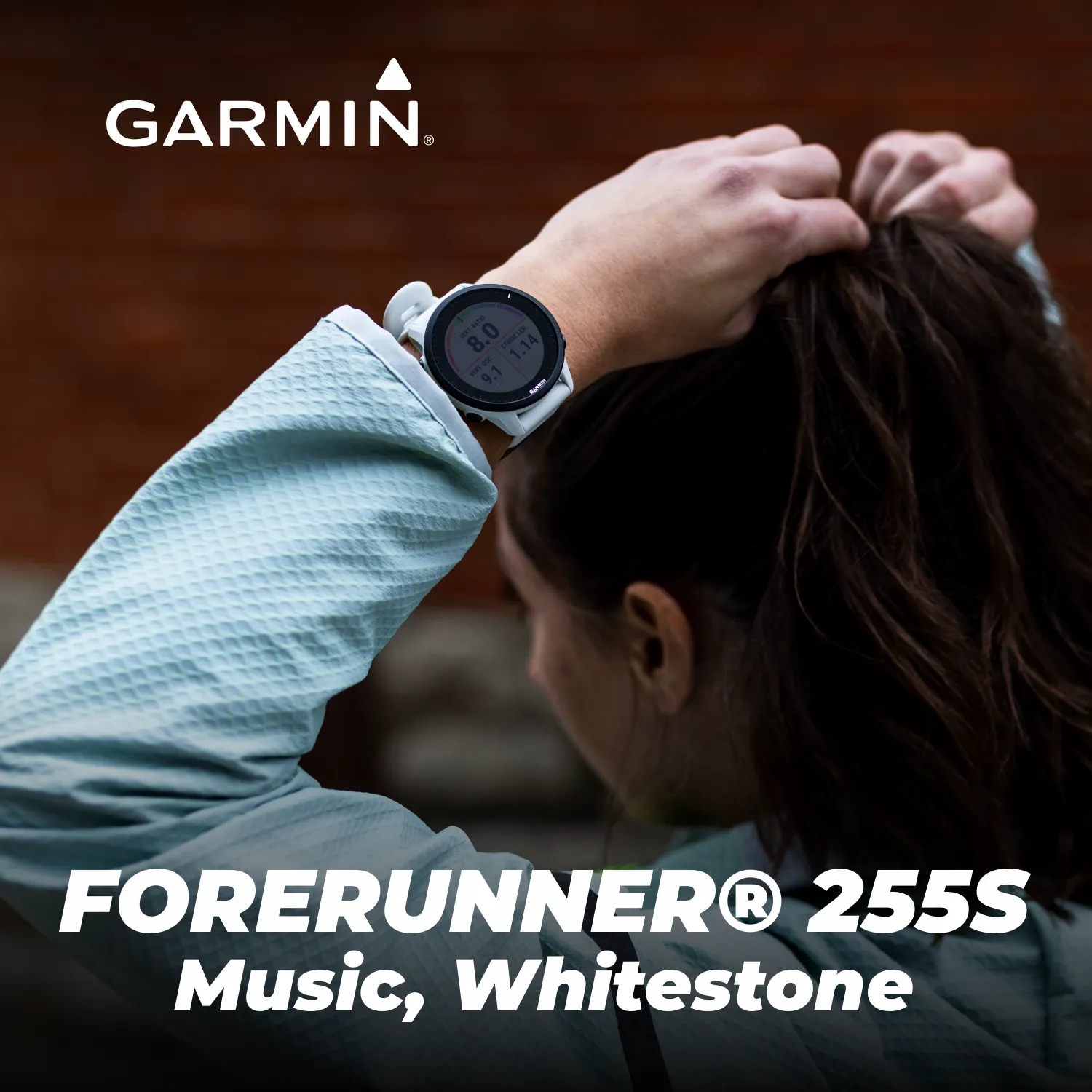 Garmin Forerunner 255 Series GPS Running Smartwatch, 46 mm or 41 mm