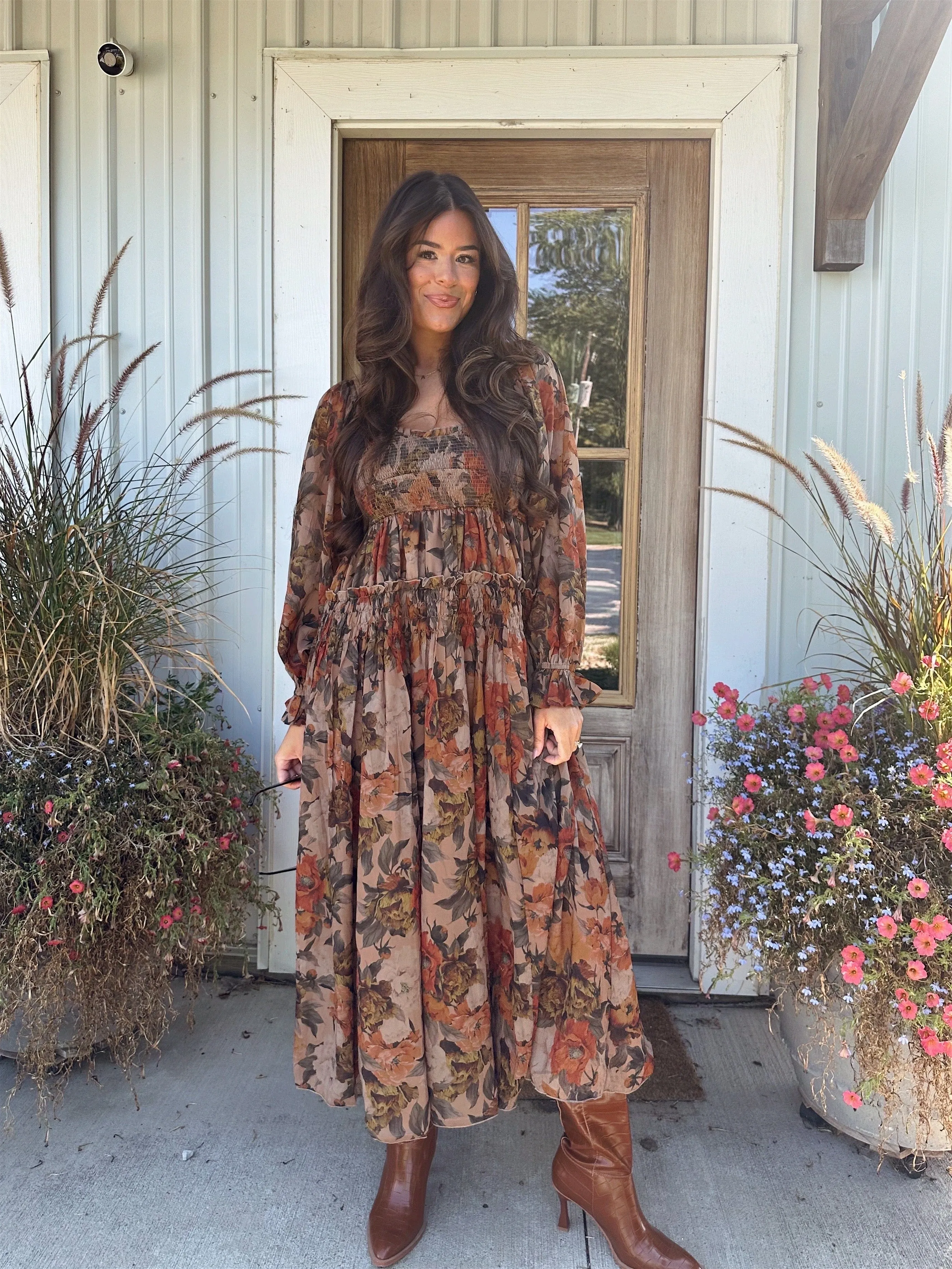 Golden Harvest Maxi Dress