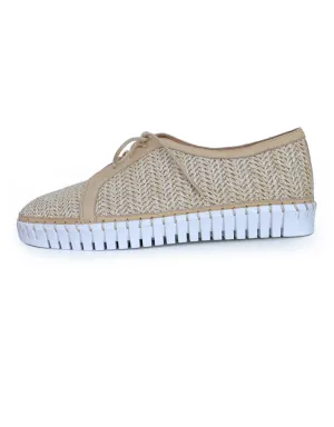 Handstand Sneaker Natural Raffia