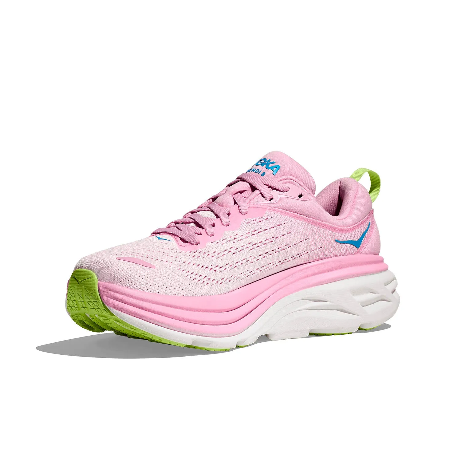 HOKA Women's Bondi 8 Sneaker - Pink Twilight/Waterpark