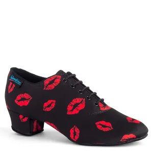 International Dance Shoes IDS Katya Heather Lipstick Teaching and Practice Shoe with Suede Split-Sole