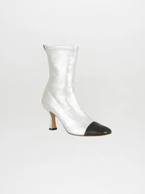 Jelena Heel Boots Silver-Black