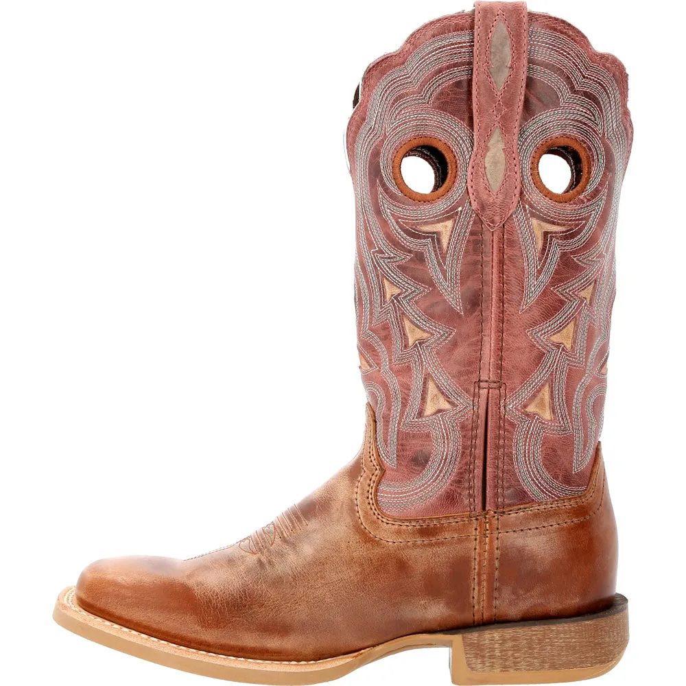 Lady Rebel Pro Embroidered Square Toe Cowboy Boots