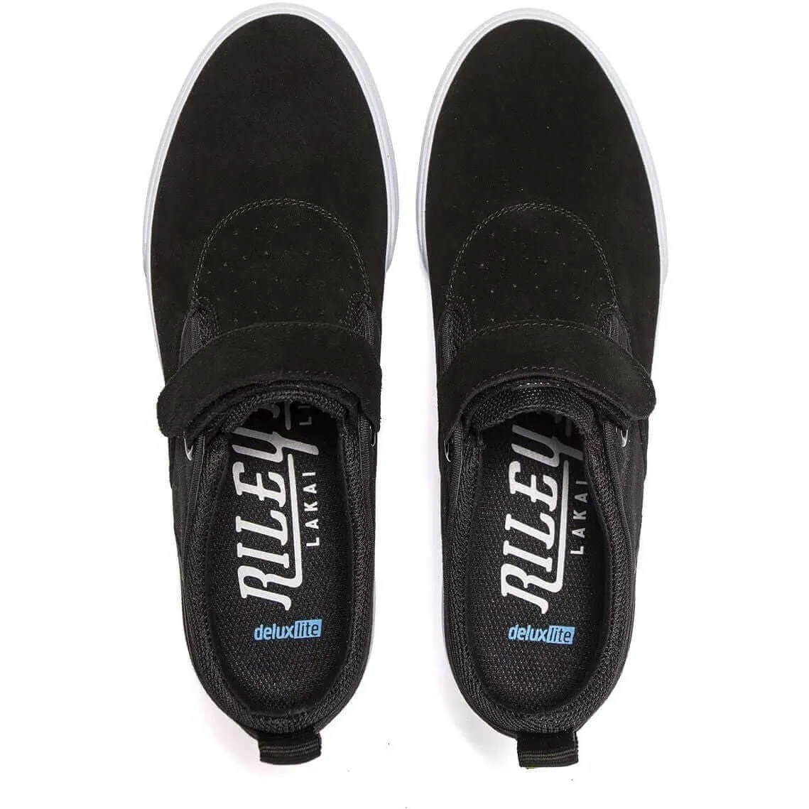 Lakai Riley 2 Black Suede Skate Shoes