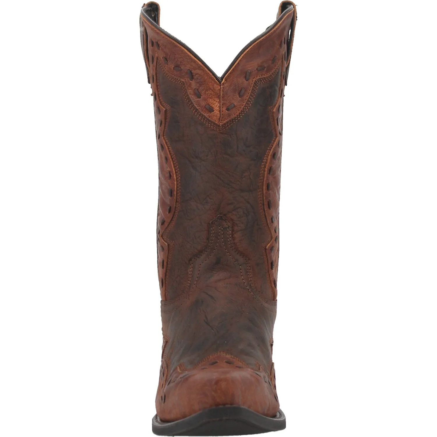 Laredo Mens Ronnie Cowboy Boots Leather Rust