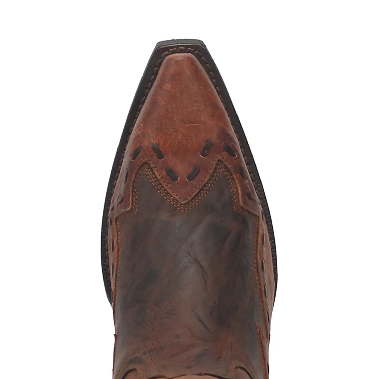 Laredo Mens Ronnie Cowboy Boots Leather Rust