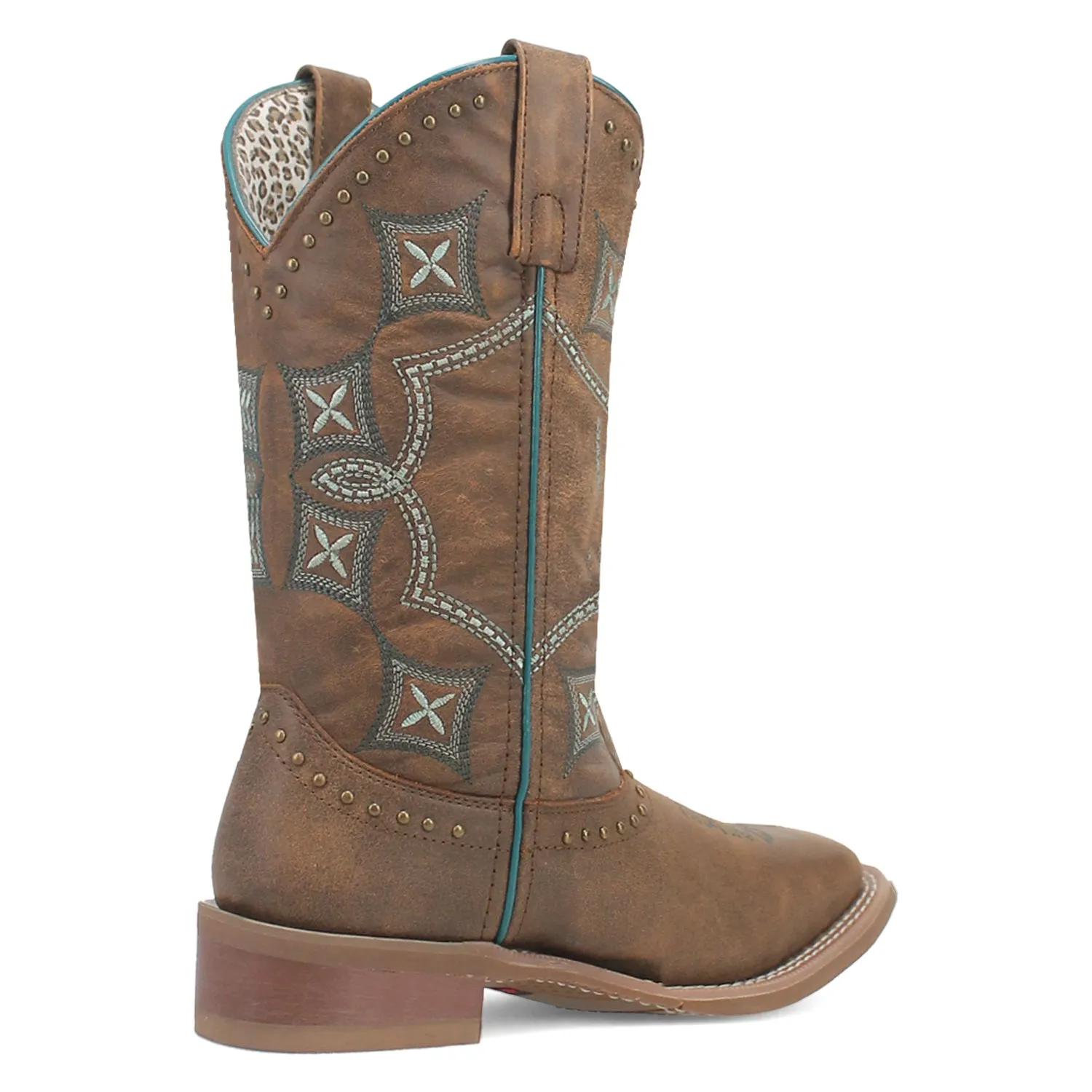 Laredo Womens Addie Tan Leather Cowboy Boots