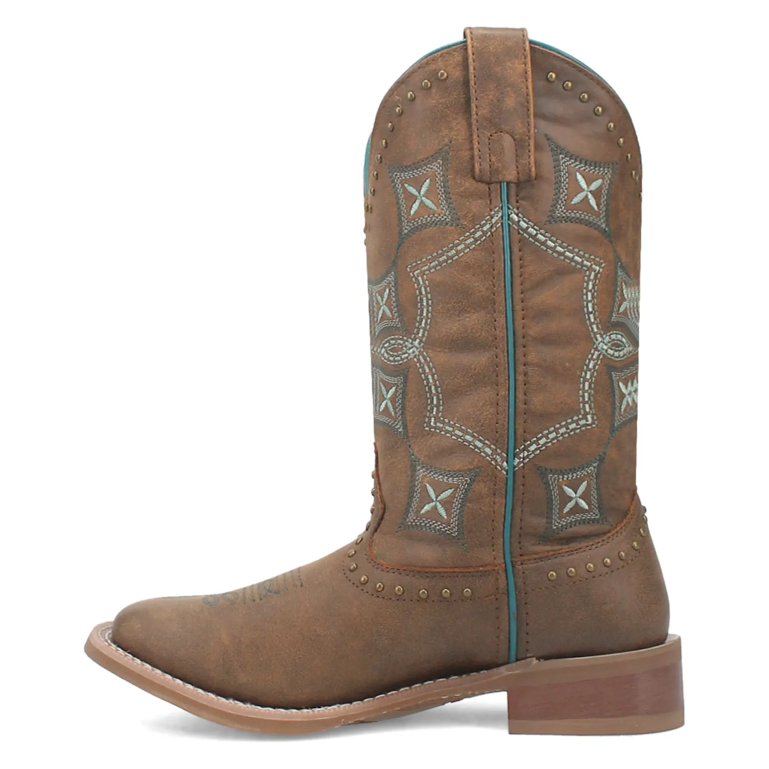 Laredo Womens Addie Tan Leather Cowboy Boots